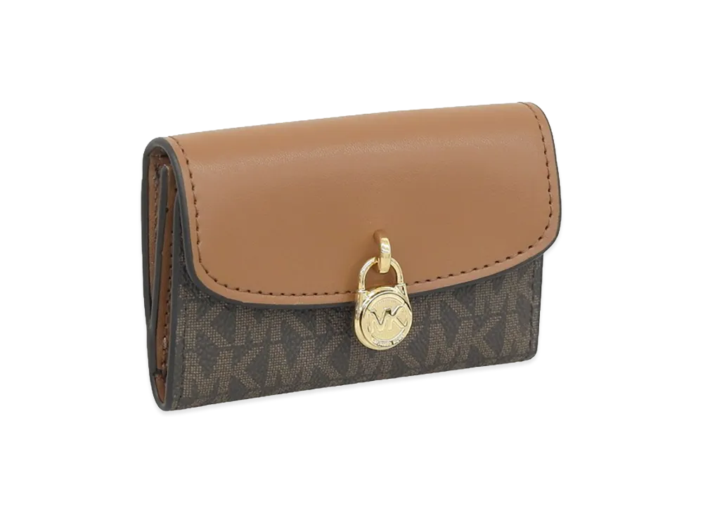 MICHAEL KORS Women's Lyra Coin Case "Brown"
