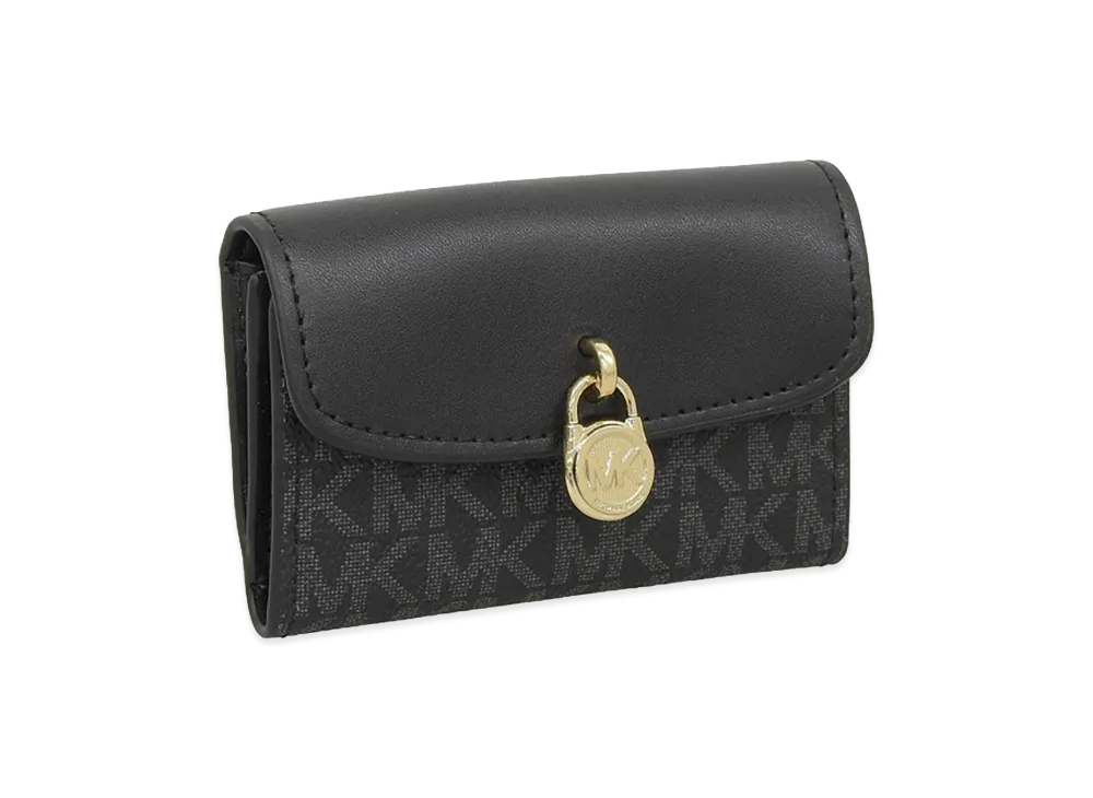 MICHAEL KORS Women's Lyra Coin Case "Black"