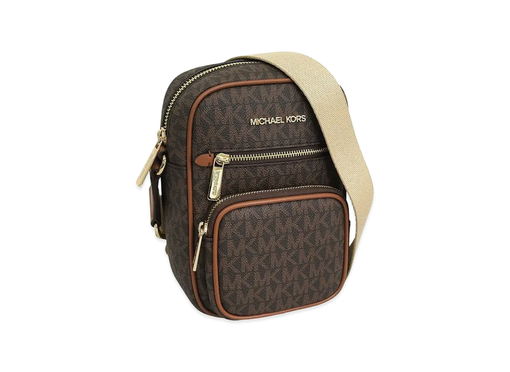 MICHAEL KORS Women's Jet Set Item MD NS Pkt Xbody "Brown"