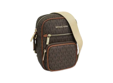 MICHAEL KORS Women's Jet Set Item MD NS Pkt Xbody "Brown"