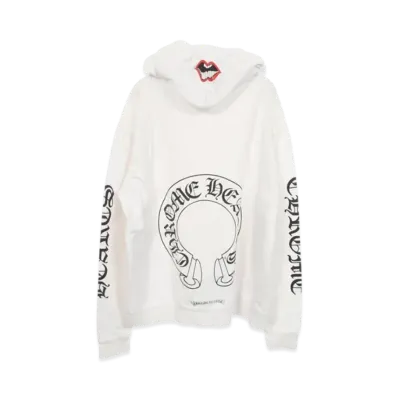 Chrome Hearts Matty Boy Chomper Horseshoe Pullover Hoodie "White"