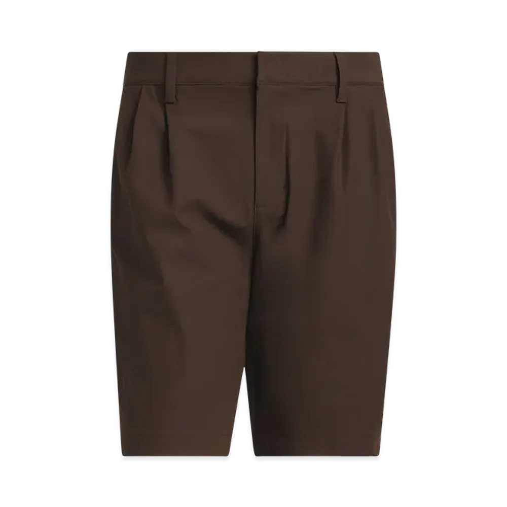 adidas Originals Golf Twist Weave Water-Repellent Three Stripes Shorts "Dark Brown"