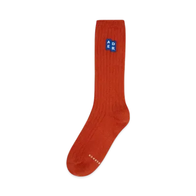 ADERERROR Tag Socks 01 "Orange"