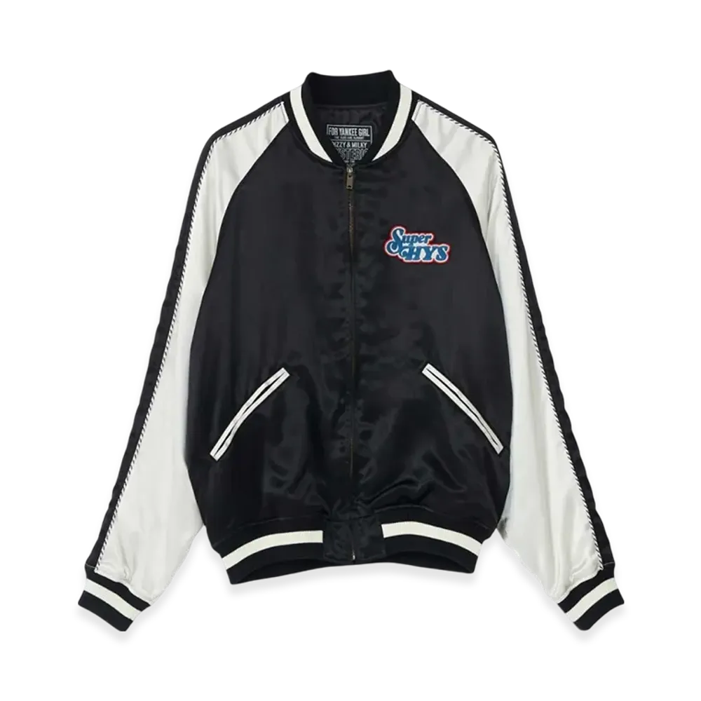 HYSTERIC GLAMOUR Love Maker Embroidery Sukajan "Black"