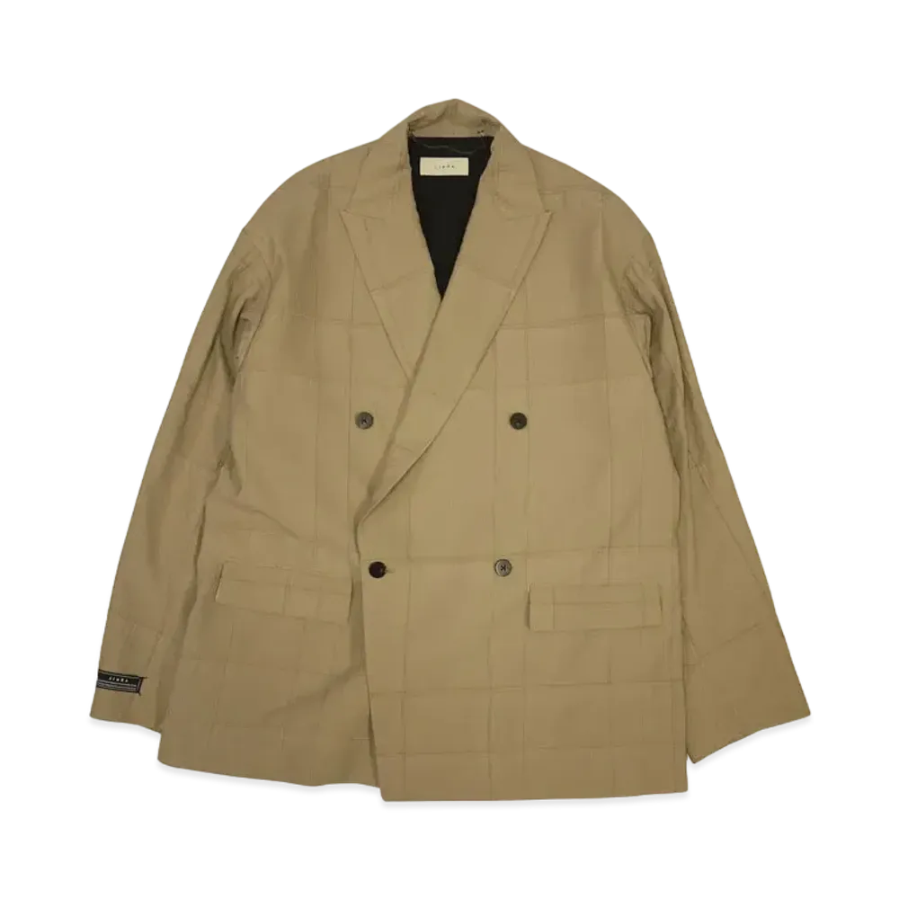 JieDa DOUBLE TAILORED JACKET "BEIGE"