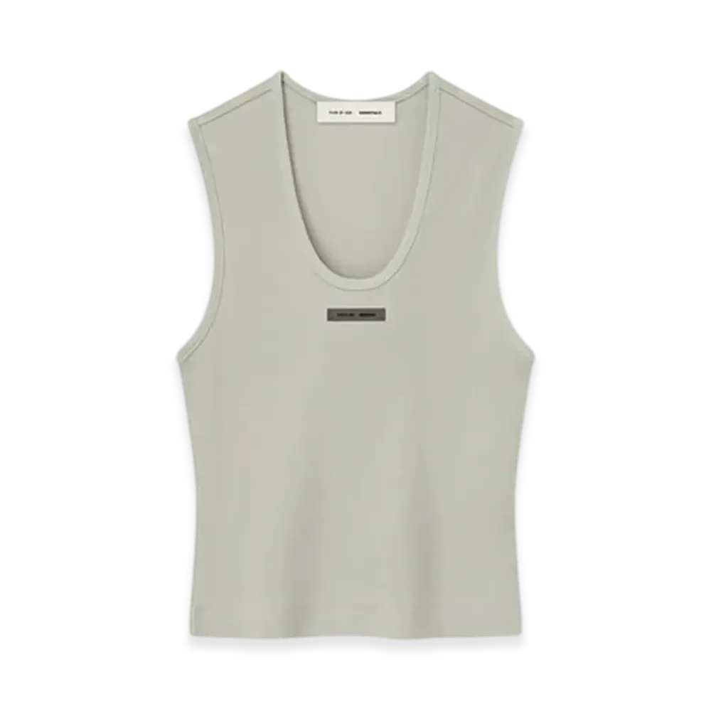 FEAR OF GOD ESSENTIALS Women's Rib Tank "Abbey Stone"