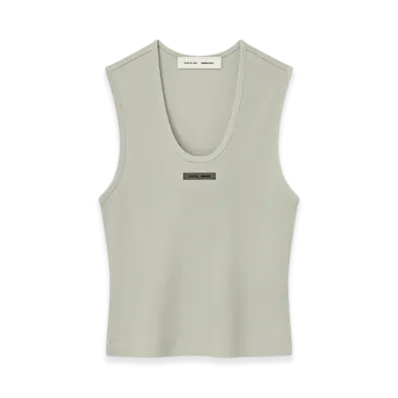 FEAR OF GOD ESSENTIALS Women's Rib Tank "Abbey Stone"