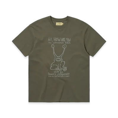 thisisneverthat x Daniel Johnston Frog Tee "Olive"