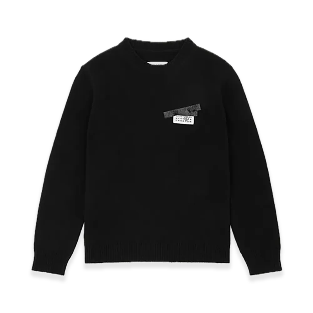 MM6 Maison Margiela Tape Label Jumper "Black"
