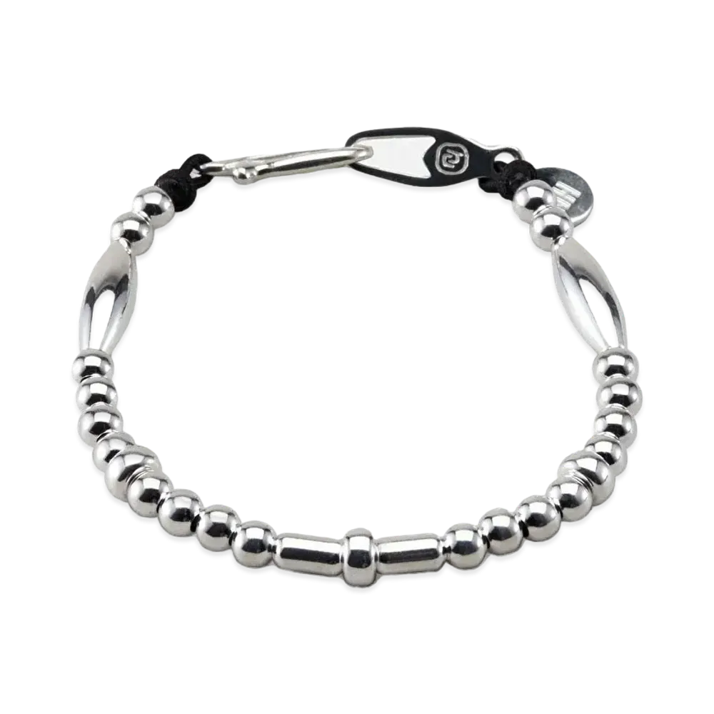 NEIGHBORHOOD SILVER BEADS / S-BRACELET "Silver"