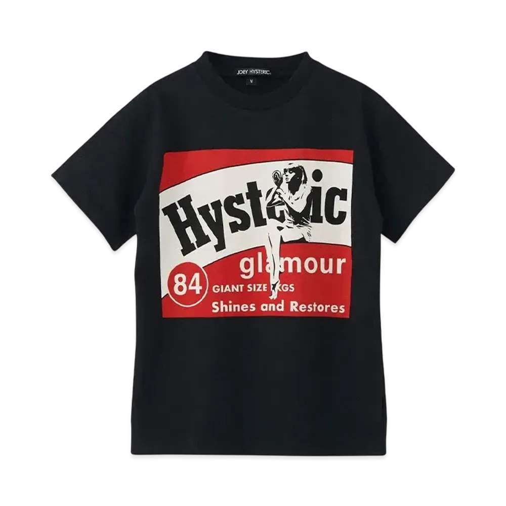 HYSTERIC GLAMOUR Kids Hg Polish T-Shirt "Black"