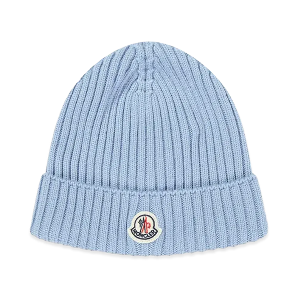 MONCLER Kids Beanie "Light Blue"