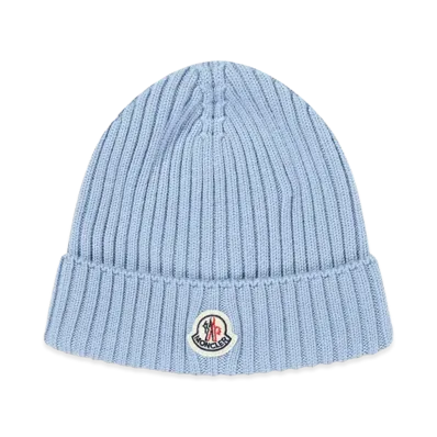 MONCLER Kids Beanie "Light Blue"