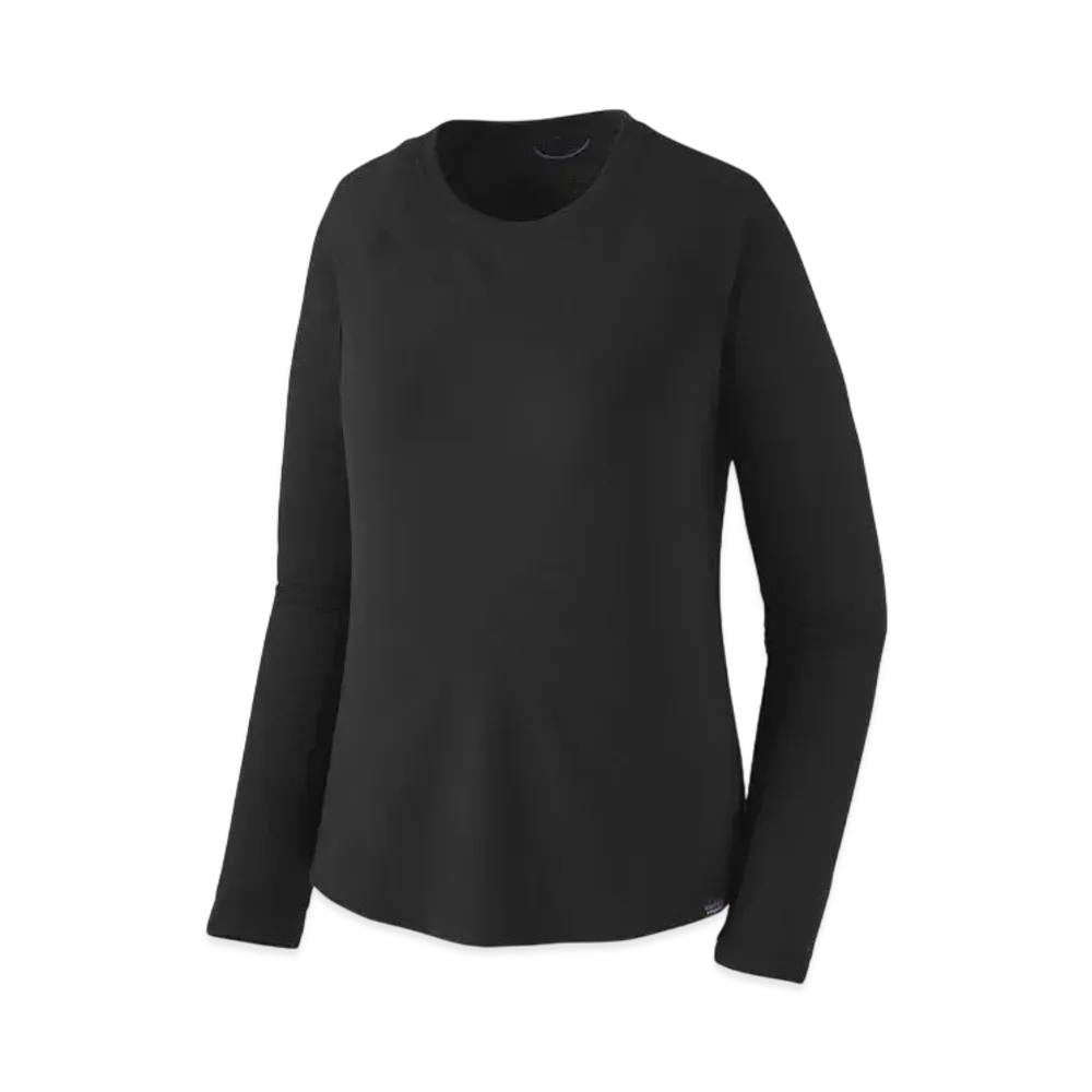 Patagonia Women's Longsleep Capilene Cool Trail Shirt "Black"