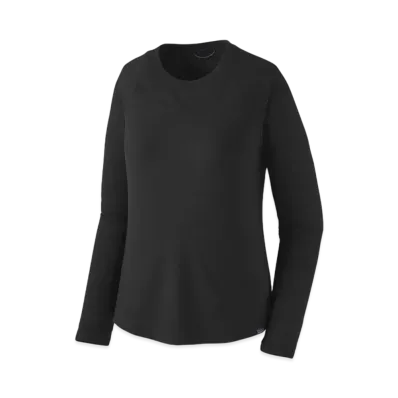 Patagonia Women's Longsleep Capilene Cool Trail Shirt "Black"