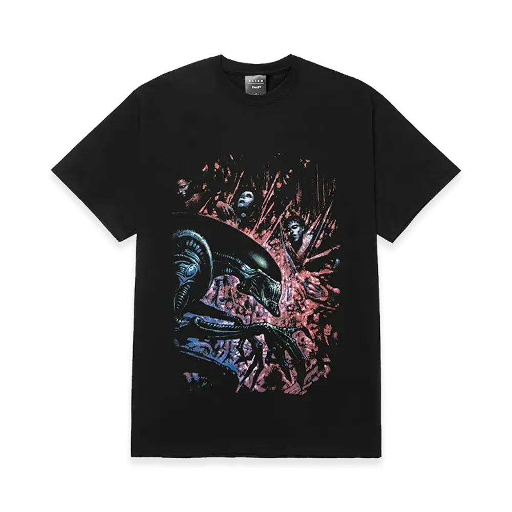 HUF x ALien Manifest Tee "Black"