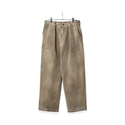 ANCELLM Aging Corduroy Baker Pants "Gray"