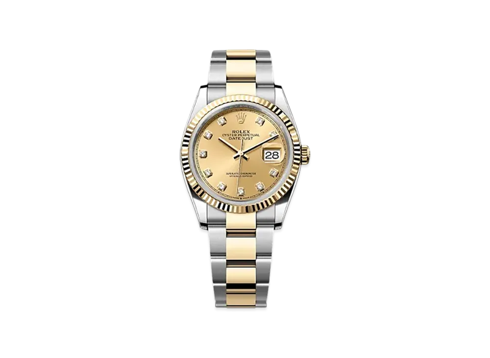 ROLEX Datejust 36 Oystersteel & Yellow Gold "Gold"