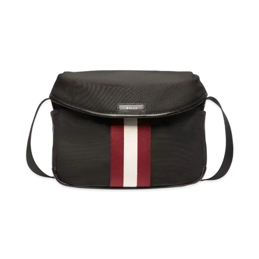 Bally Code Crossbody In Nylon "Black"