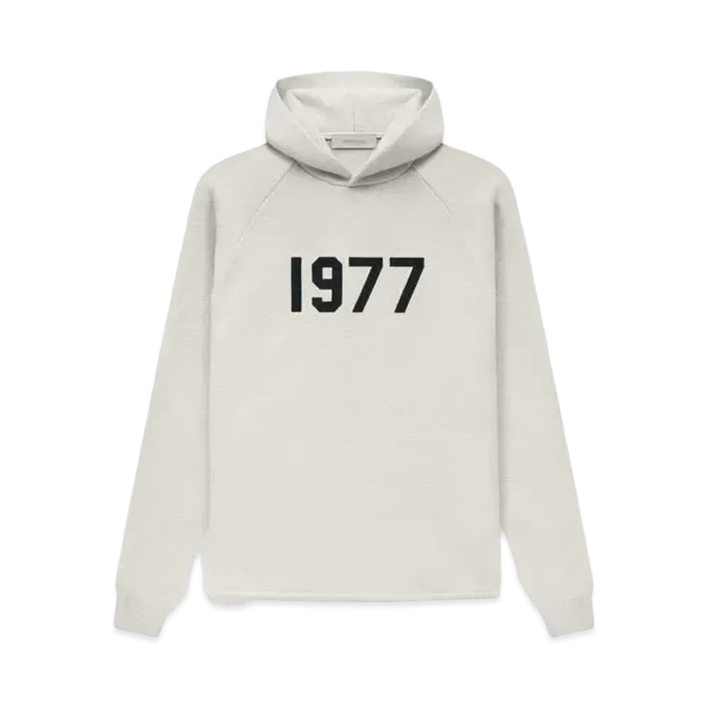 FEAR OF GOD ESSENTIALS 1977 KNIT HOODIE "Wheat"/"Nat"