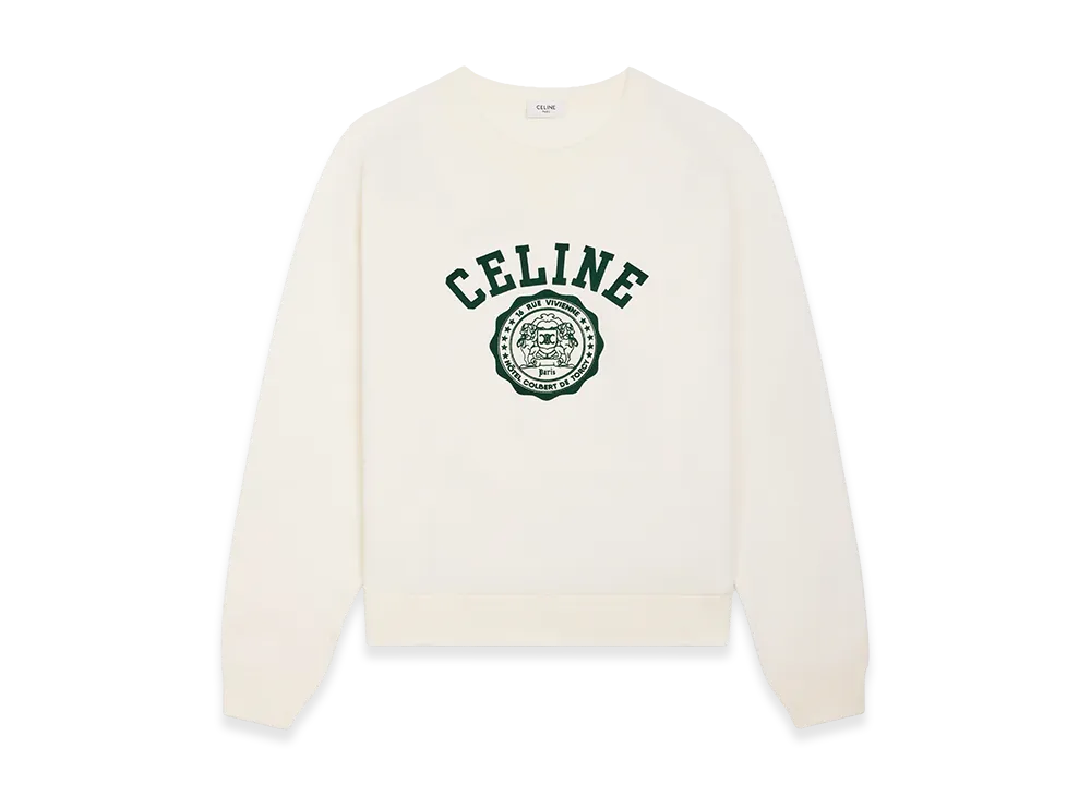 CELINE Blason Loose Sweatshirt "White"