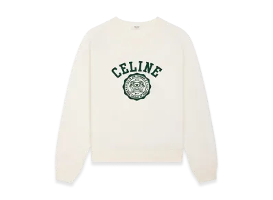 CELINE Blason Loose Sweatshirt "White"