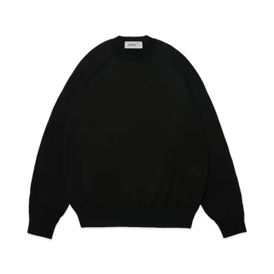 everyone High Gauge Knit Sweater "Black"