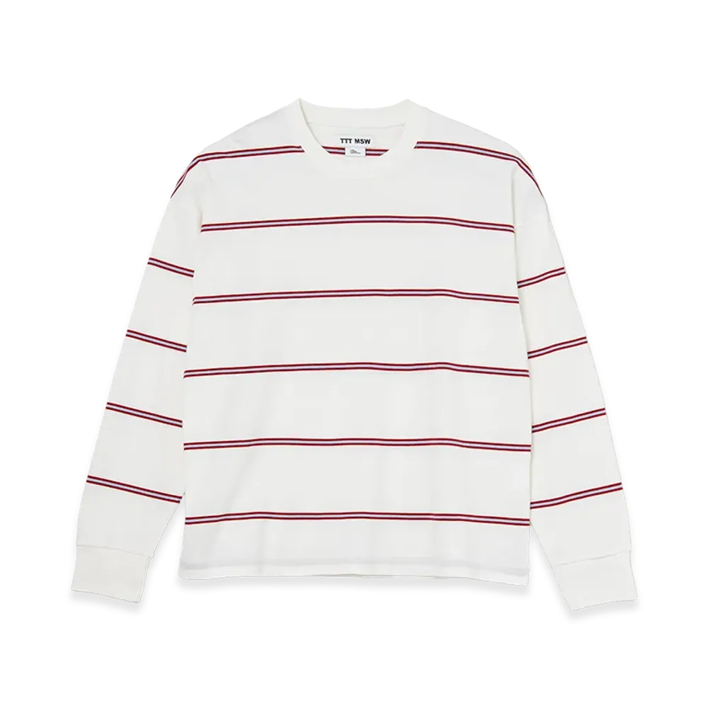 TTTMSW Border Long Sleeve Tee "White"