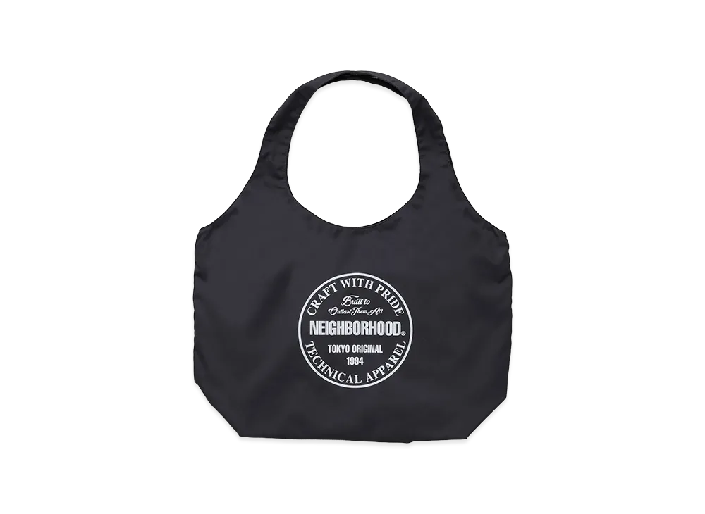 NEIGHBORHOOD Logo Monk Bag "Charcoal"