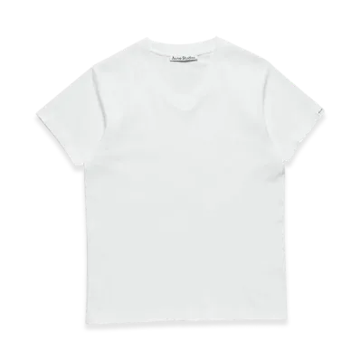 Acne Studios V-Neck T-Shirt "Optic White"