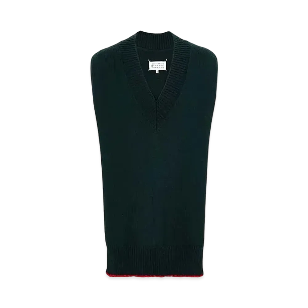 Maison Margiela Wool Tabard "Dark Green"
