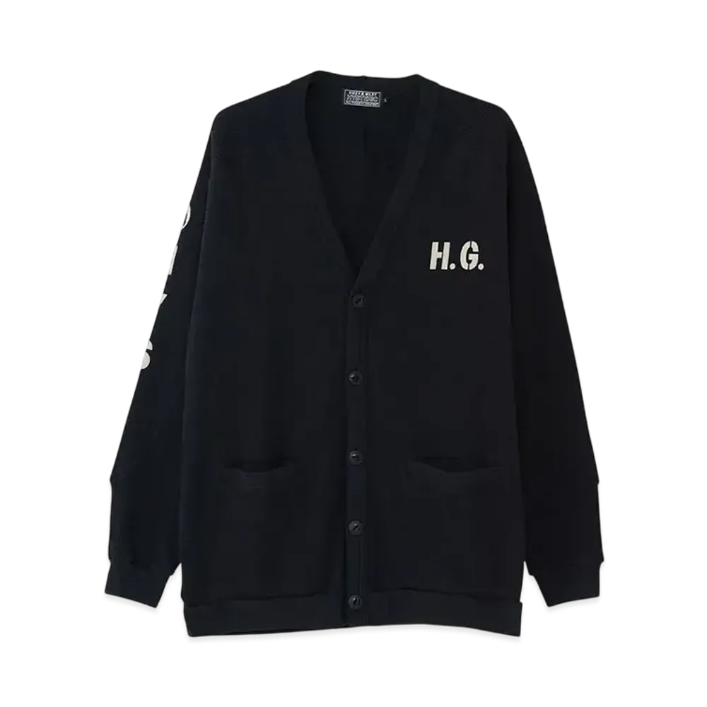 HYSTERIC GLAMOUR Hysteric Stencil Cardigan "Black"