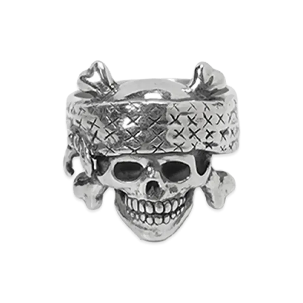 Saint Mxxxxxx x BOUNTY HUNTER BH Ring Skull "Silver"