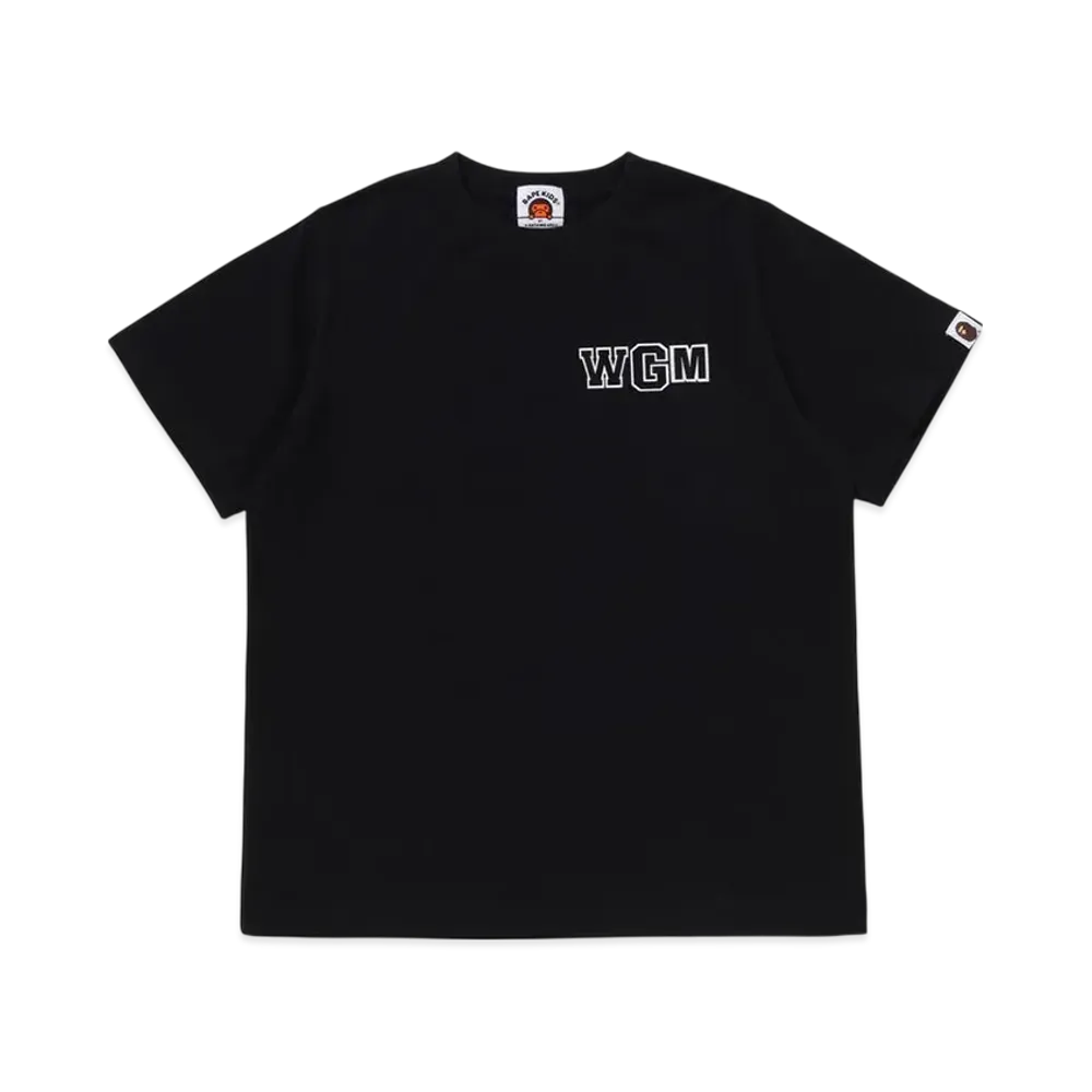 A BATHING APE Back Shark Loose Fit Tee "Black"