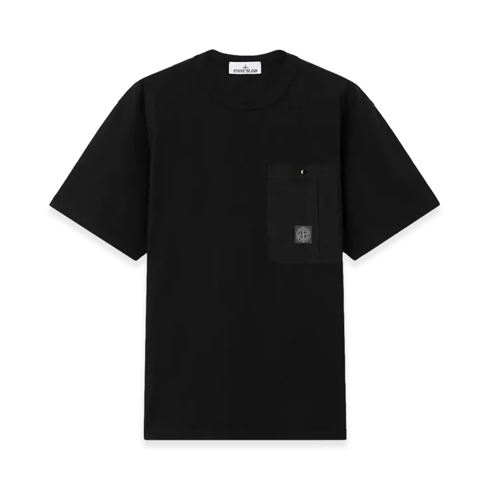 Stone Island 2100004 Combed Organic Cotton Jersey "Black"