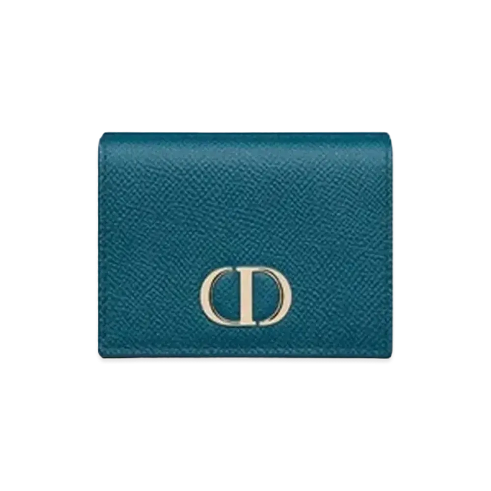 Dior 30 Montaigne Compact Wallet "Blue"