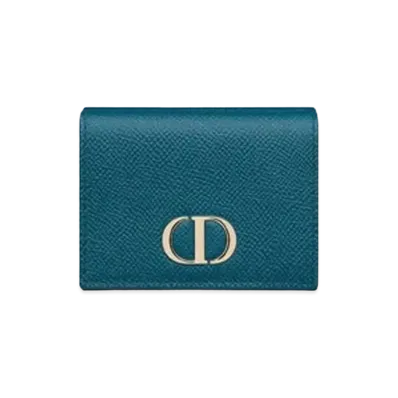 Dior 30 Montaigne Compact Wallet "Blue"