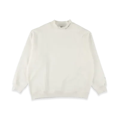 WIND AND SEA Mock Neck Sweatshirt "Off White"