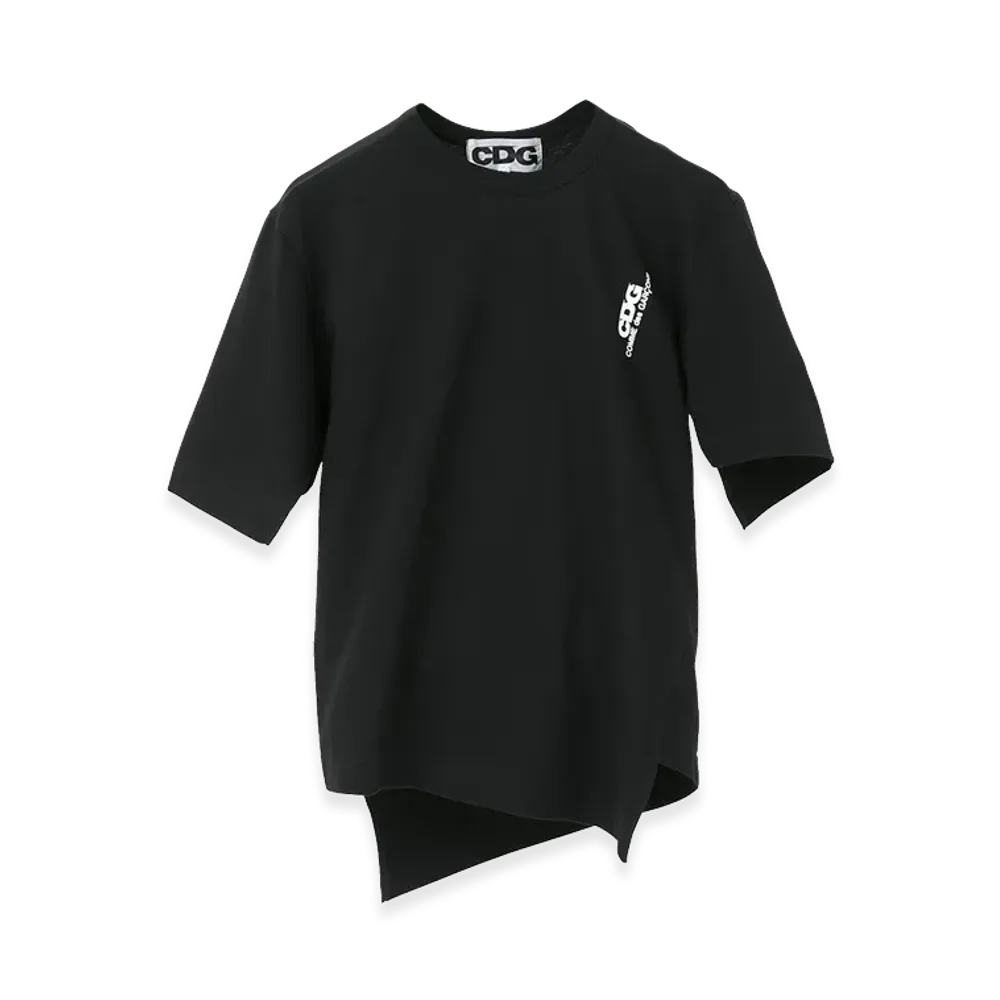 COMME des GARCONS CDG Bias Designed T-Shirt "Black"