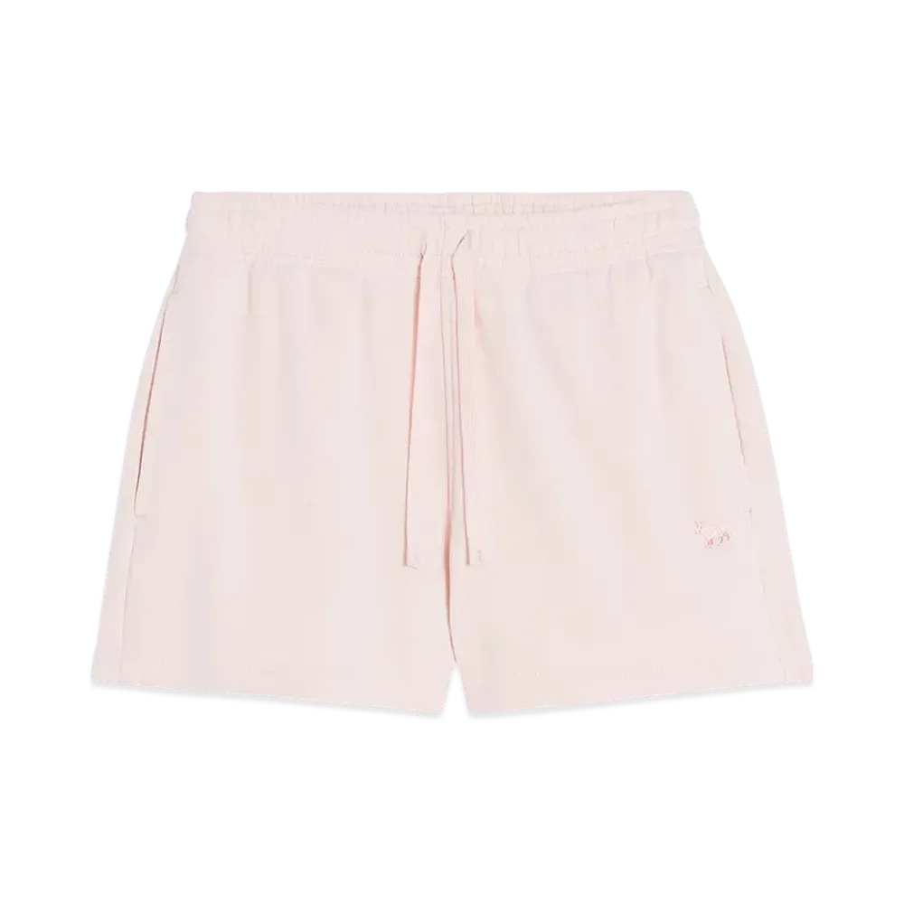 Maison Kitsune Baby Fox Patch Regular Jog Shorts "Rosewater"