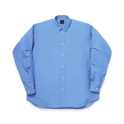 DAIWA PIER39 Tech Regular Collar Shirt L/S Solid "Sax"
