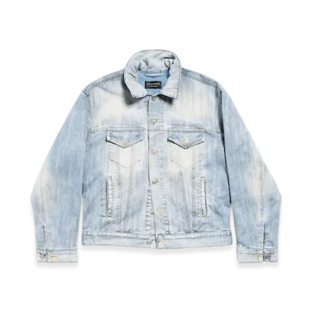 BALENCIAGA Standing Color Jacket "Light Blue"