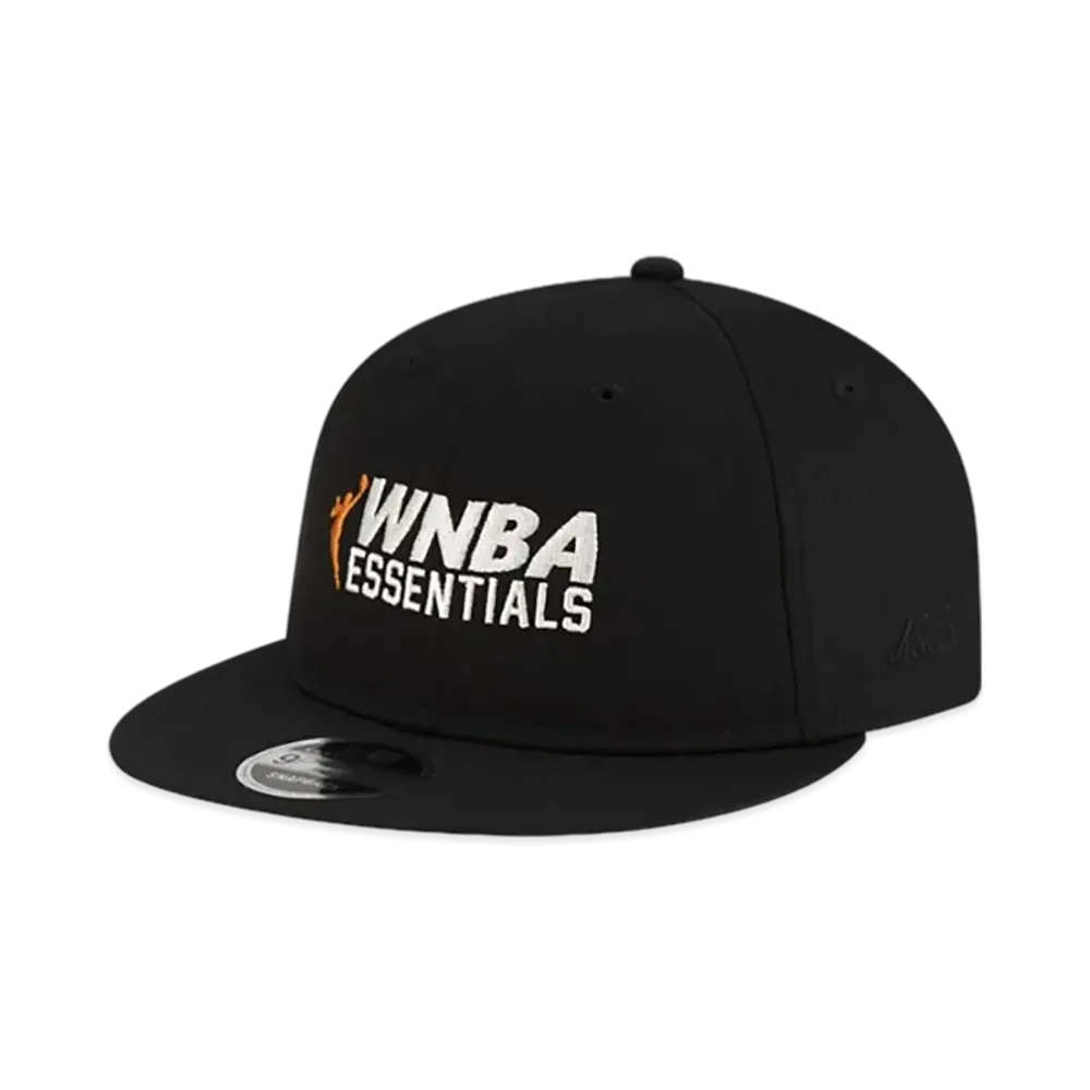 NEW ERA x NEW ERA x FEAR OF GOD ESSENTIALS x WNBA Logo 9FIFTY RC Cap "Black"