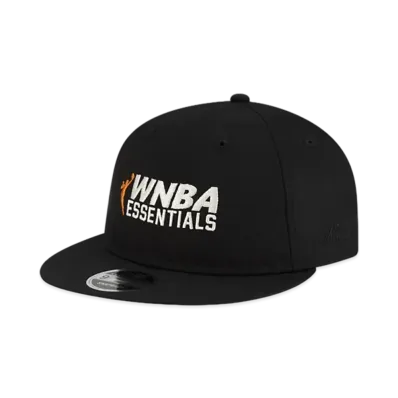 NEW ERA x NEW ERA x FEAR OF GOD ESSENTIALS x WNBA Logo 9FIFTY RC Cap "Black"
