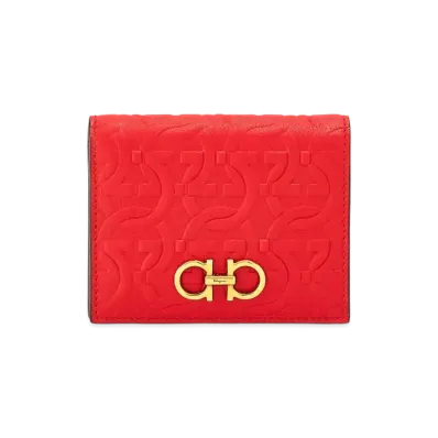 Salvatore Ferragamo Bi-Fold Wallet "New Lipstick"