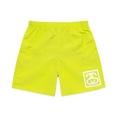 Stussy SS Link Water Shorts "Lime"
