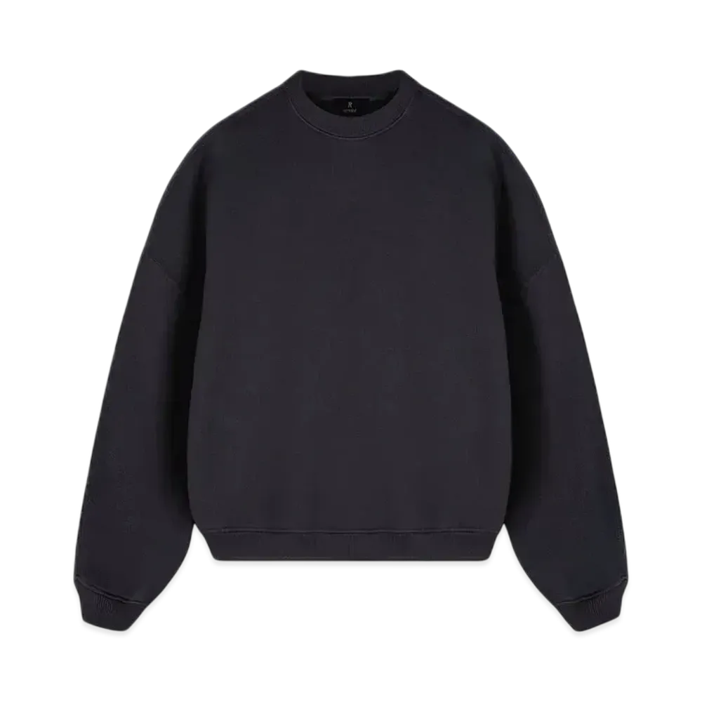 REPRESENT Initial V Notch Sweater "Washed Black"
