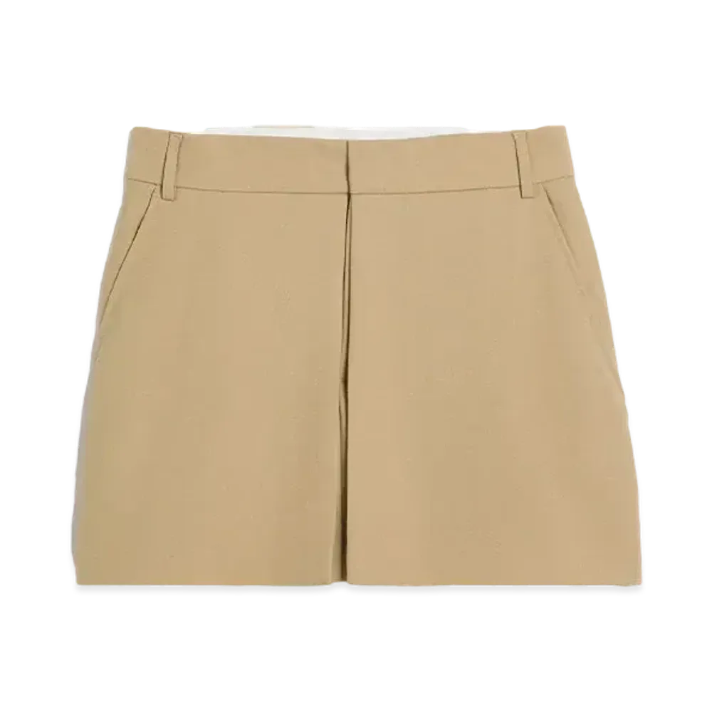 AMI PARIS Panelled Mini Skirt "Sand"