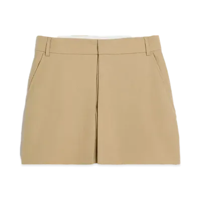 AMI PARIS Panelled Mini Skirt "Sand"