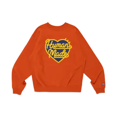 HUMAN MADE Heavyweight Sweatshirt "Orange"